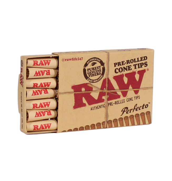 RAW PREROLLED CONE TIPS