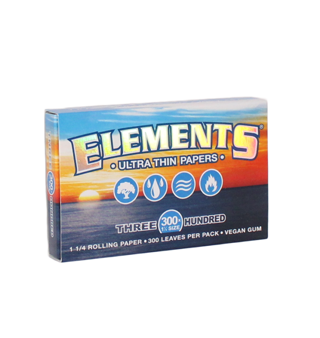 ELEMENTS ULTRA THIN ROLLING PAPERS 300  1-1/14