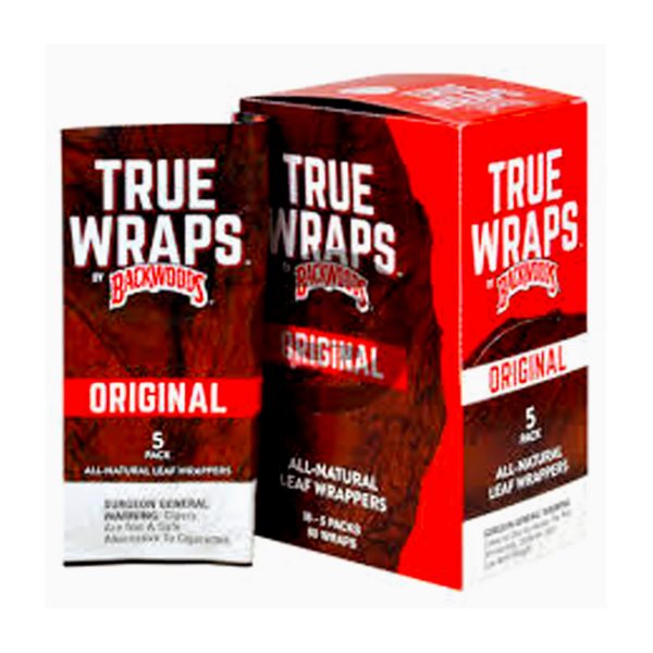 Backwoods True Wraps Original 5 Pack packaging