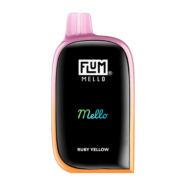 Flum Mello Vape Ruby Yellow 20K puffs device