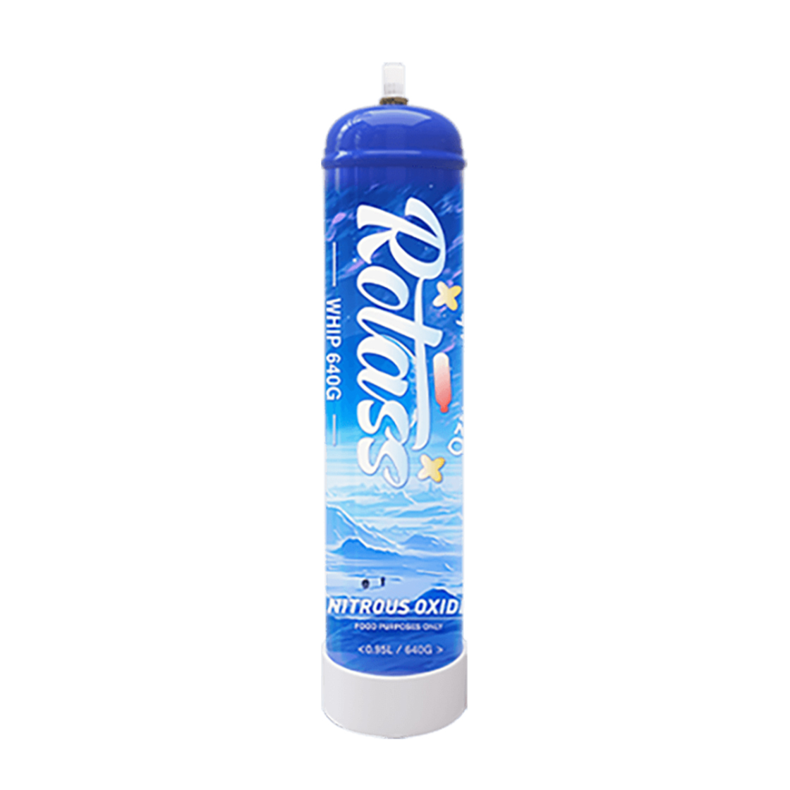 Rotass N2O Whipped Cream Charger Original 640 g Rotass N2O Whipped Cream Charger Original 640 g
