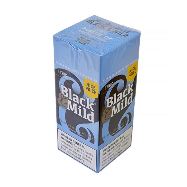 Black Mild Lyric Single cigar or tobacco product shown for online catalog and product identification.