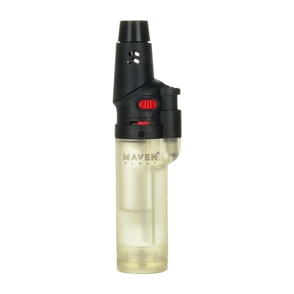 Maven Torch Alpha Transparent Series butane torch lighter shown for online catalog and product identification.