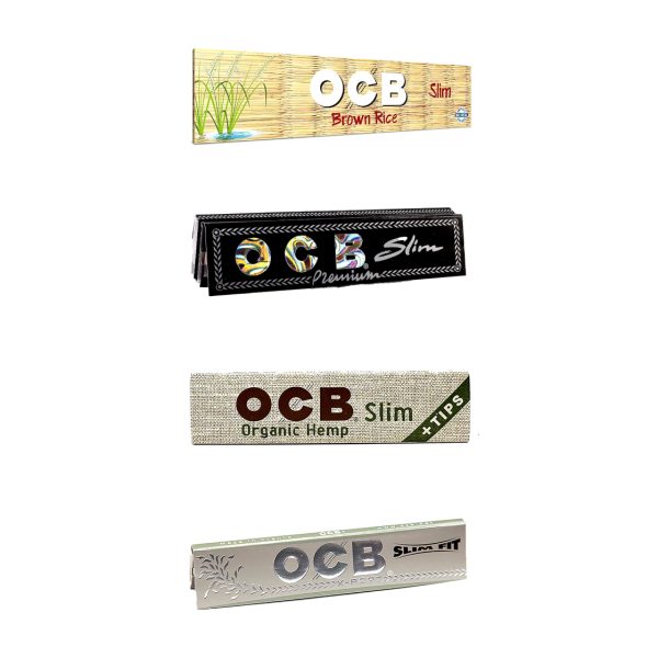 OCB Organic Hemp King Size Slim rolling papers with tips