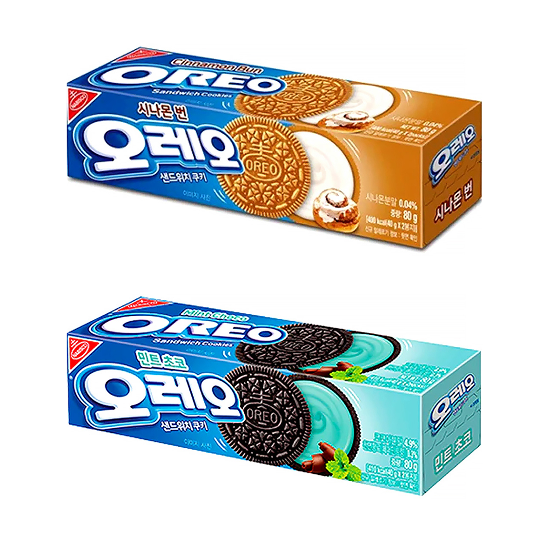 Oreo Korea Mint Choco Sandwich Cookies 97g Oreo Korea Mint Choco Sandwich Cookies 97g