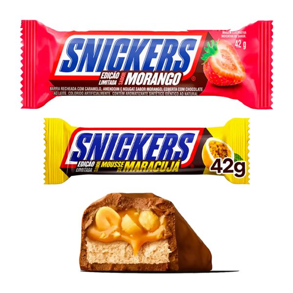 Snickers Mousse de Maracujá 42g chocolate variants