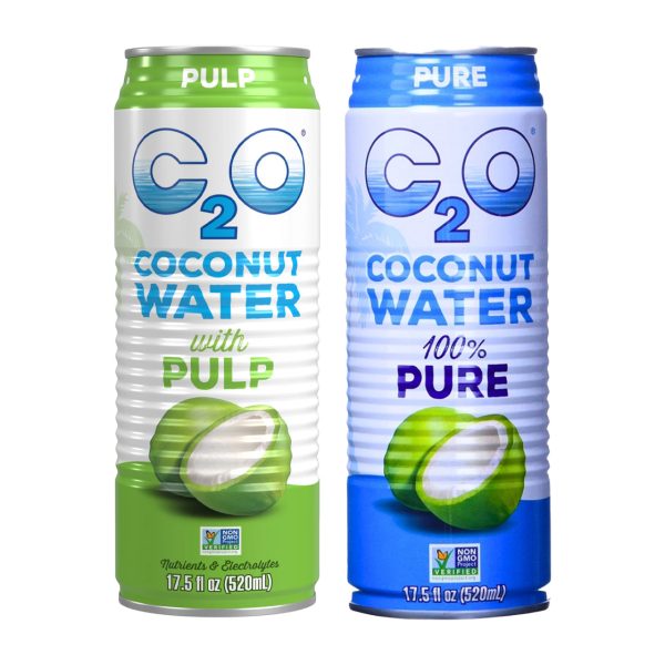 C2O Coconut Water original variant bottle