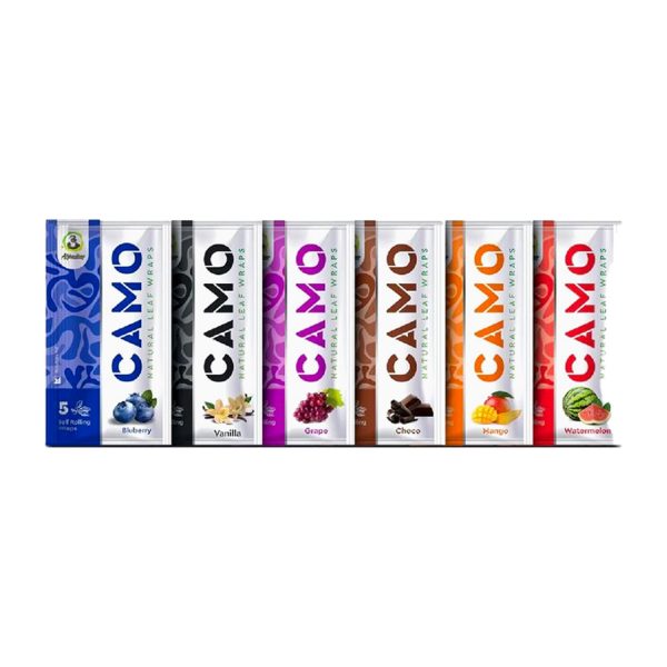 Camo Natural Leaf Wraps pack
