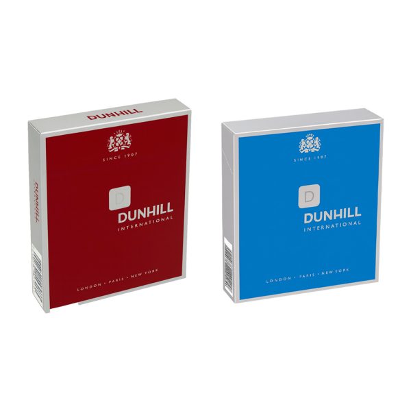 Dunhill cigarette pack in original branded packaging.