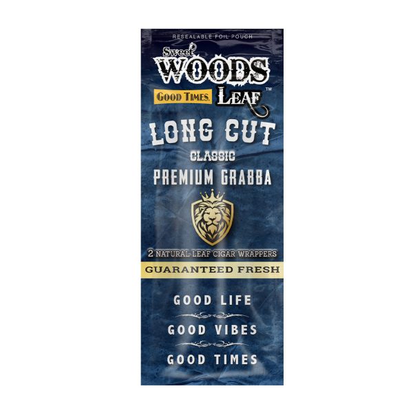 Good Times Woods Leaf pack shown in original branded packaging.