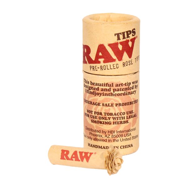 RAW Single Pre-Rolled Rose Tip 1 pk