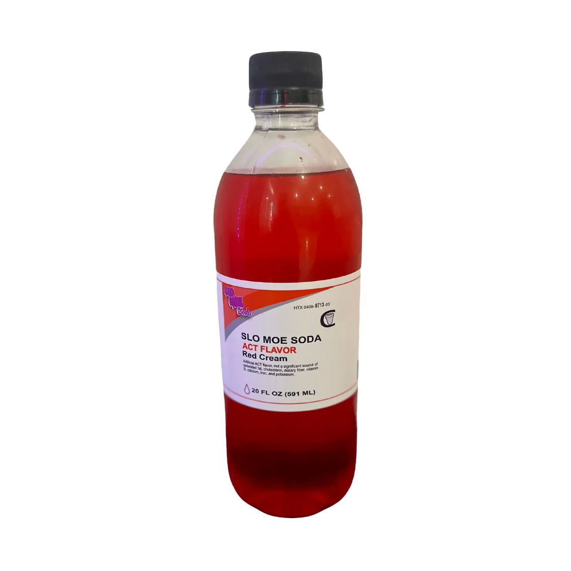 Slo Moe Act Flavor Red Cream 20 fl oz Soda Slo Moe Act Flavor Red Cream 20 fl oz Soda
