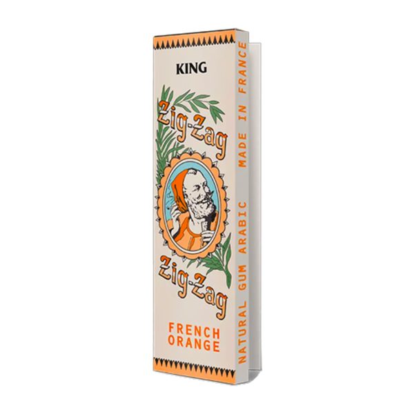 Zig-Zag Vintage French Orange King Size rolling papers